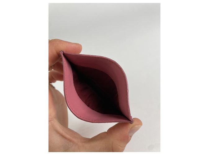 Borsa in pelle rosa Miu Miu - vista 3