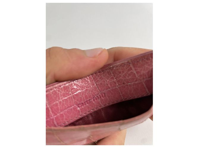 Borsa in pelle rosa Miu Miu - vista 4