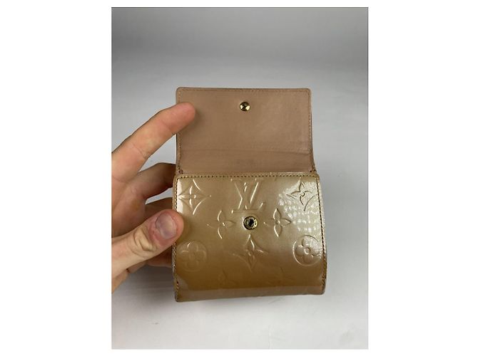 Louis Vuitton Metis braune Lackleder Geldbörse - Ansicht 3