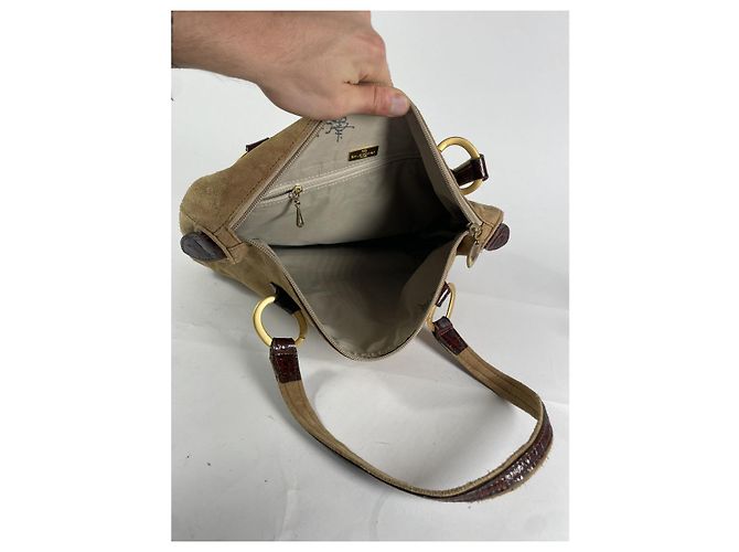 Borsa a mano in pelle marrone Balenciaga City - vista 2