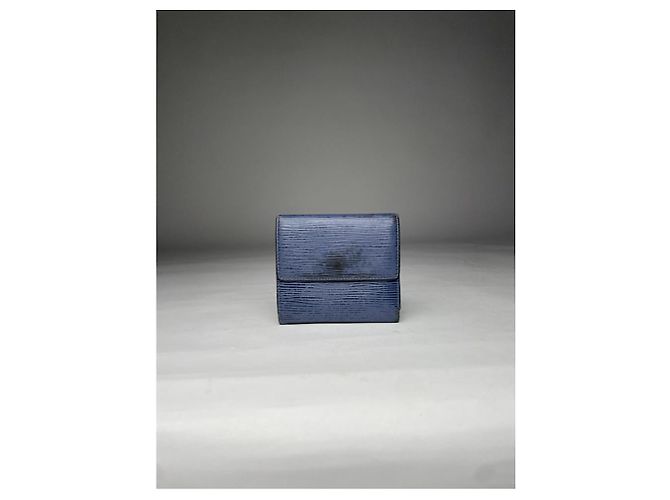 Louis Vuitton Twist blauer Leder Geldbeutel - Ansicht 2
