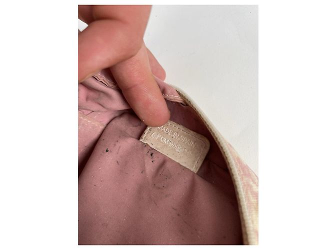 Borsa a mano in pelle rosa Dior Saddle - vista 4