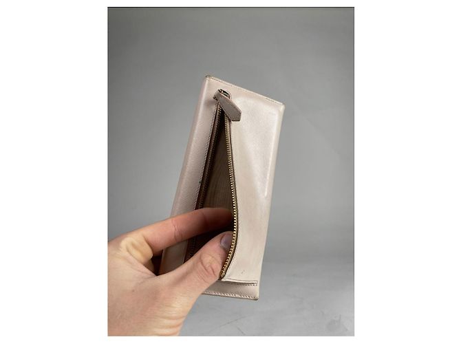 Prada Beige Leather Wallet - view 3
