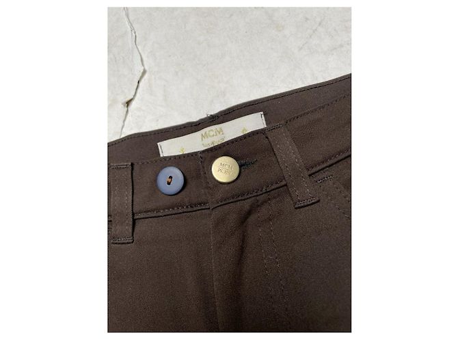MCM braune Polyesterhose - Ansicht 4