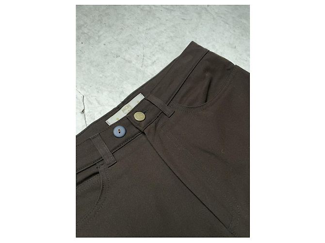MCM braune Polyesterhose - Ansicht 5