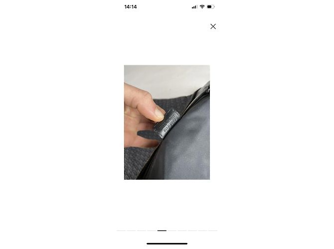 Borsa a mano Dior Saddle in pelle verniciata nera Nero - vista 5