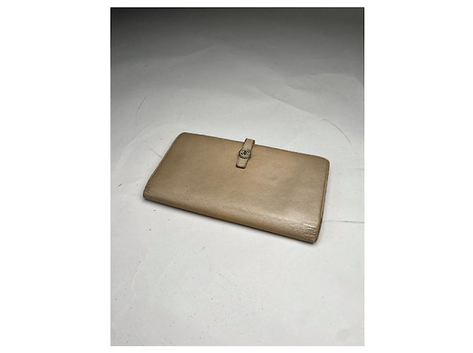 Cartera de cuero beige Chanel Timeless/Classique - vista 3