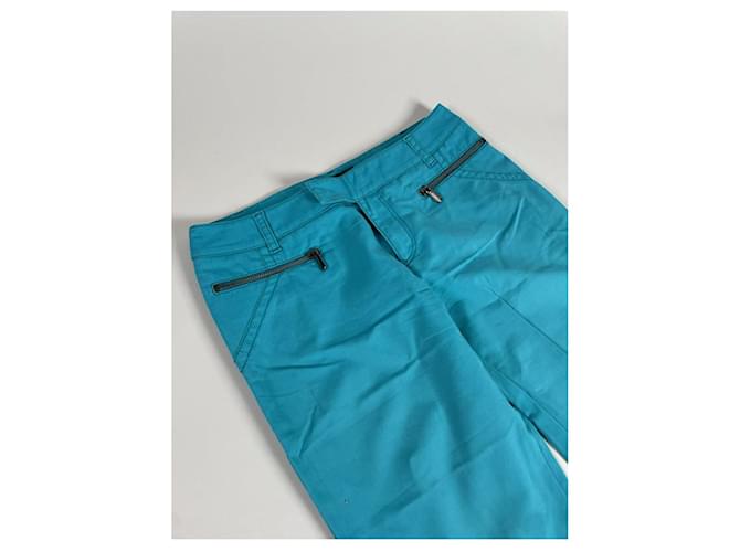 Pantalón de algodón azul Versus - vista 2