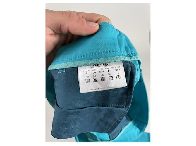 Pantalón de algodón azul Versus - vista 5