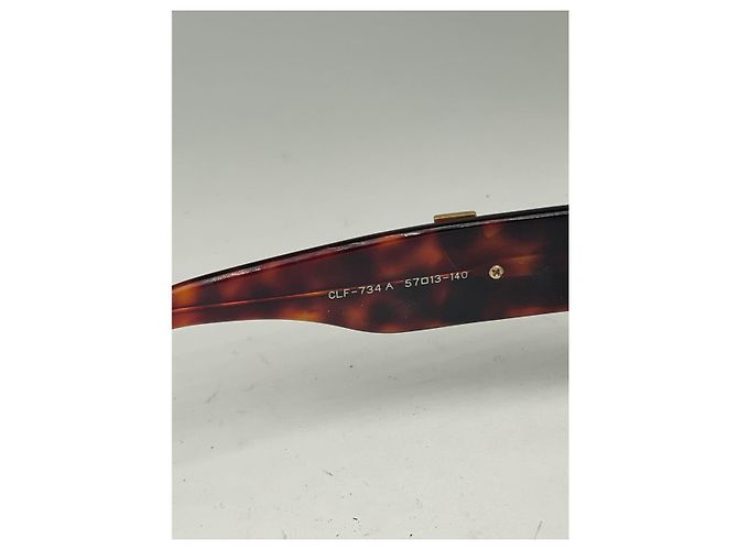 Céline Gafas de sol de plástico Celine Brown Castaño - vista 4