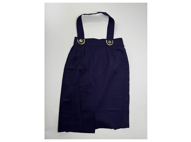 Falda de lana morada Dior Púrpura - vista 2