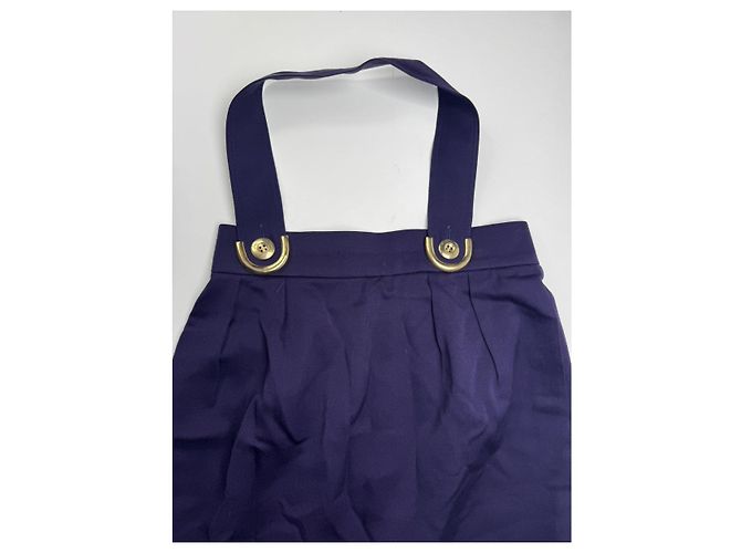 Falda de lana morada Dior Púrpura - vista 3
