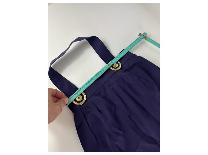 Falda de lana morada Dior Púrpura - vista 5