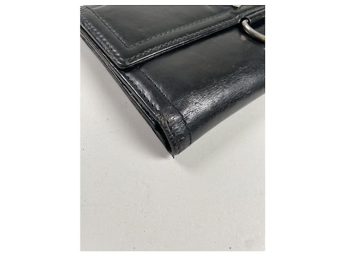 Dior Black Patent Leather Wallet - view 2
