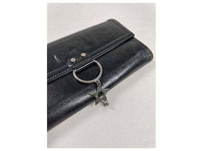 Dior Black Patent Leather Wallet - view 3
