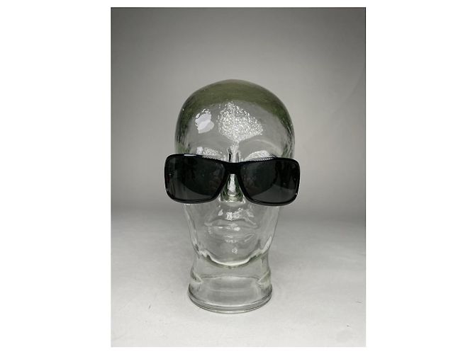 Occhiali da sole in plastica nera Gucci Nero - vista 2