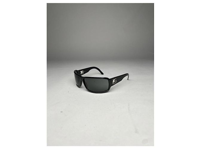 Occhiali da sole in plastica nera Gucci Nero - vista 3