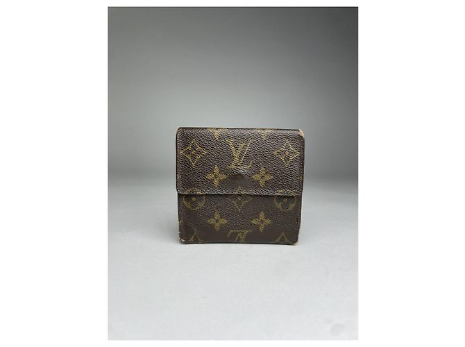 Cartera de cuero marrón Louis Vuitton Flore Castaño - vista 2