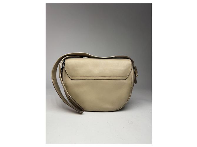 Borsa a mano in pelle beige Balenciaga City - vista 2