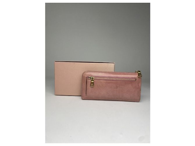 Cartera de cuero rosa Miu Miu - vista 2