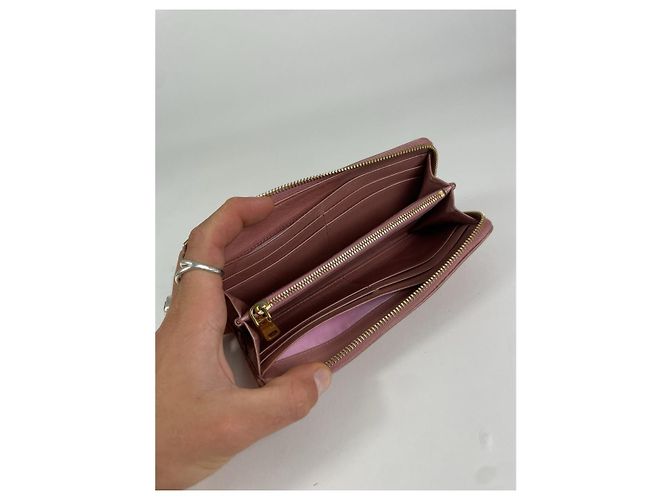 Cartera de cuero rosa Miu Miu - vista 3