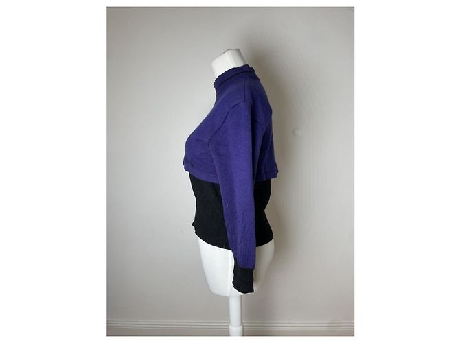 Schwarze Wollstrickware von Balenciaga - Ansicht 2
