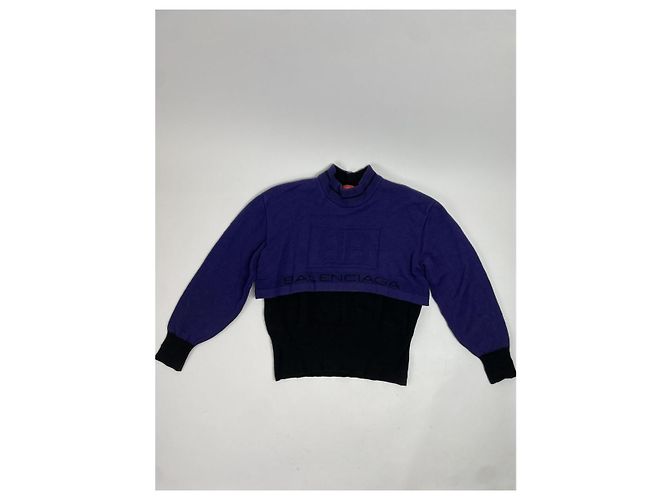 Schwarze Wollstrickware von Balenciaga - Ansicht 4