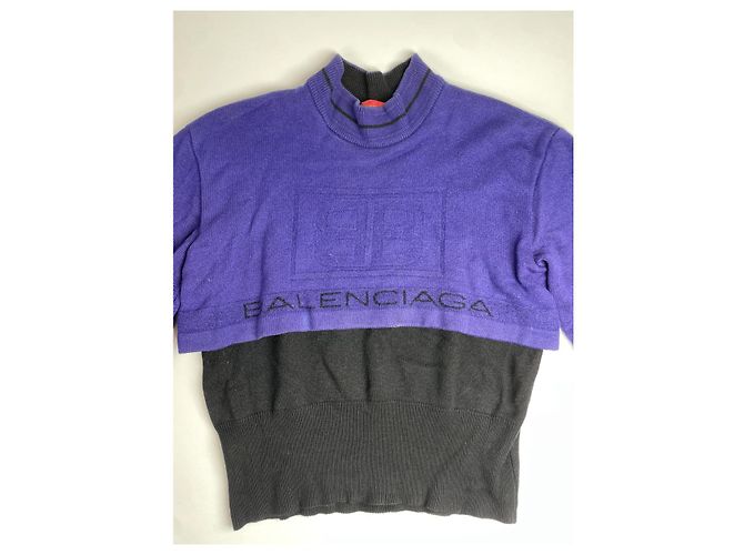 Schwarze Wollstrickware von Balenciaga - Ansicht 5