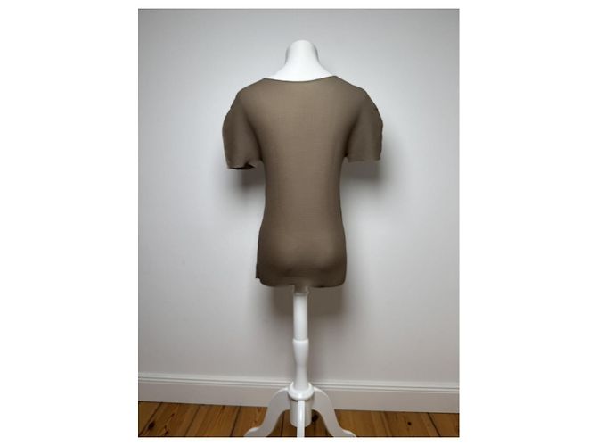 Top de poliéster marrón Issey Miyake Castaño - vista 5