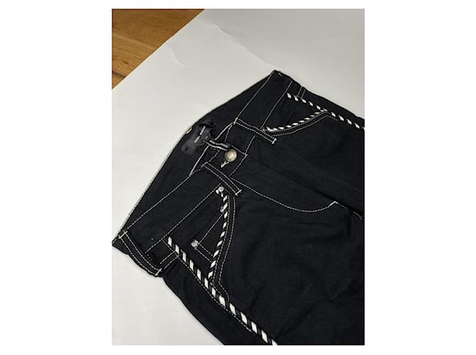 Jean de algodón negro Isabel Marant - vista 2
