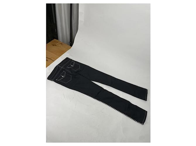Jean de algodón negro Isabel Marant - vista 4