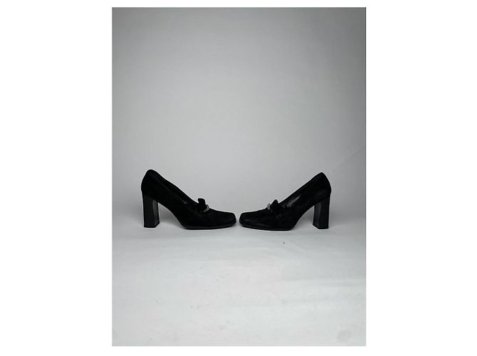 Gucci Peyton Schwarzer Lederabsatz - Ansicht 4