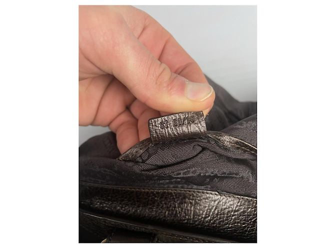 Céline Braune Polyester-Handtasche Celine Nano Luggage - Ansicht 4