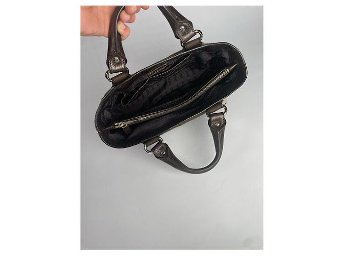 Céline Braune Polyester-Handtasche Celine Nano Luggage - Ansicht 5