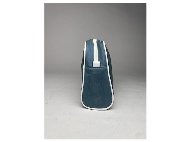 Céline Celine Triomphe Vintage Braune Polyester Clutch Tasche - Ansicht 4