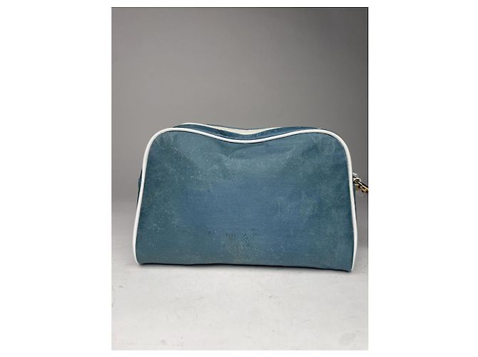 Céline Celine Triomphe Vintage Braune Polyester Clutch Tasche - Ansicht 5