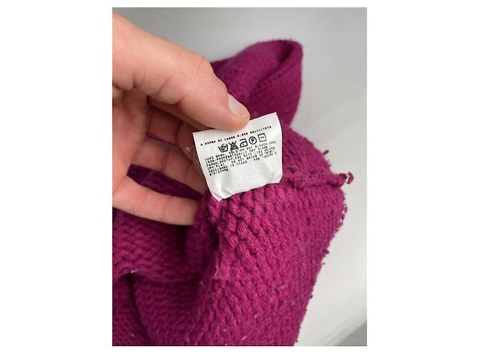Malha de lã roxa Versace Jeans Couture Roxo - vista 2