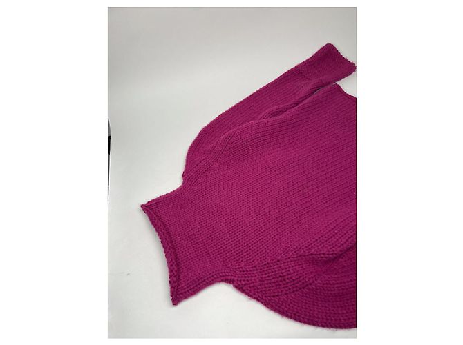 Malha de lã roxa Versace Jeans Couture Roxo - vista 5