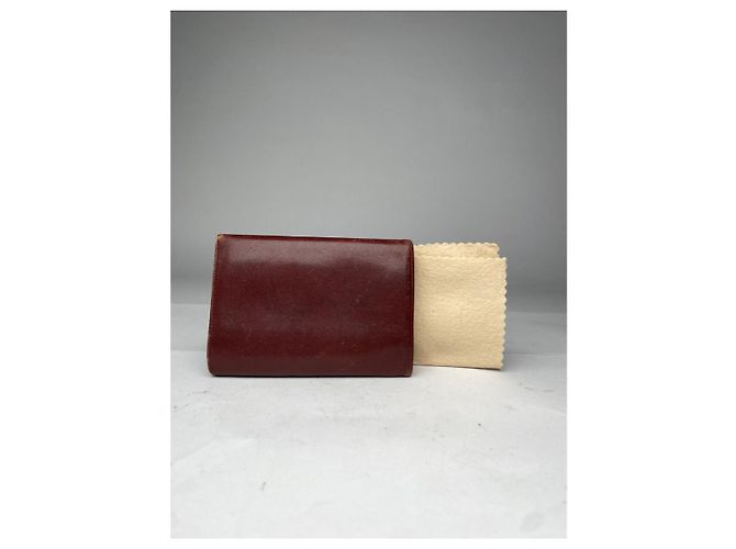 Cartera de cuero patentado burdeos de Cartier - vista 2