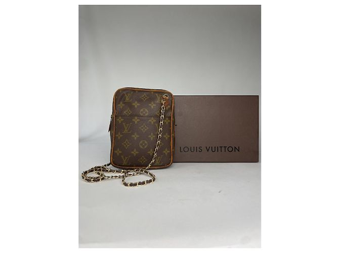 Borsa a mano in pelle marrone Amazon Louis Vuitton - vista 2