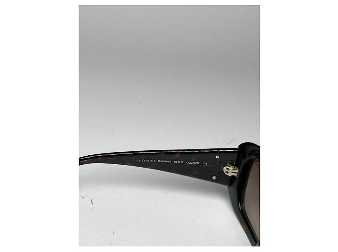 Occhiali da sole in plastica nera Loewe Nero - vista 3