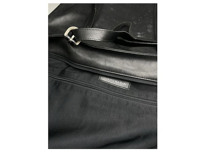 Borsa in pelle nera ANNE KLEIN Nero - vista 2