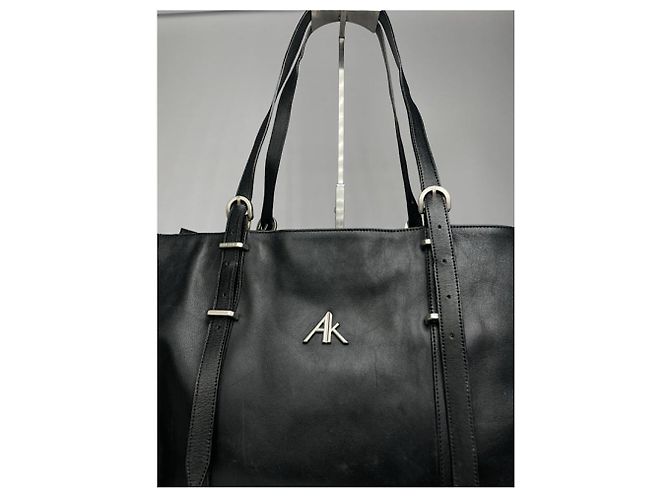 Borsa in pelle nera ANNE KLEIN Nero - vista 4