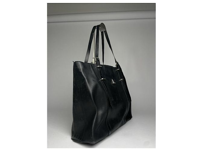 Borsa in pelle nera ANNE KLEIN Nero - vista 5