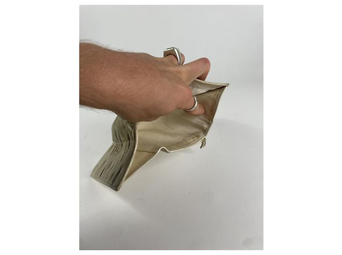 Cartera de cuero blanco Miu Miu - vista 5