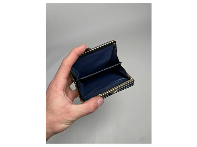 Schwarze Lederbörse ROBERTA DI CAMERINO - Ansicht 5
