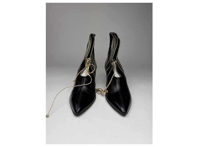 Stivale in pelle nera Emilio Pucci Nero - vista 2