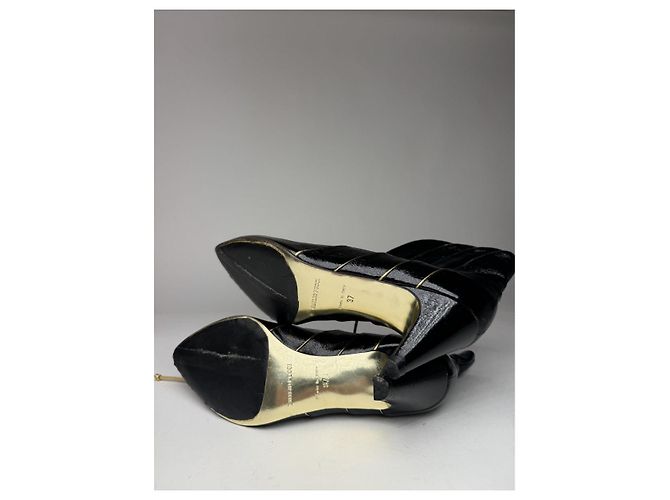 Stivale in pelle nera Emilio Pucci Nero - vista 5