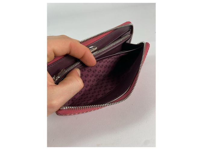 Cartera de cuero morado Loewe Púrpura - vista 5