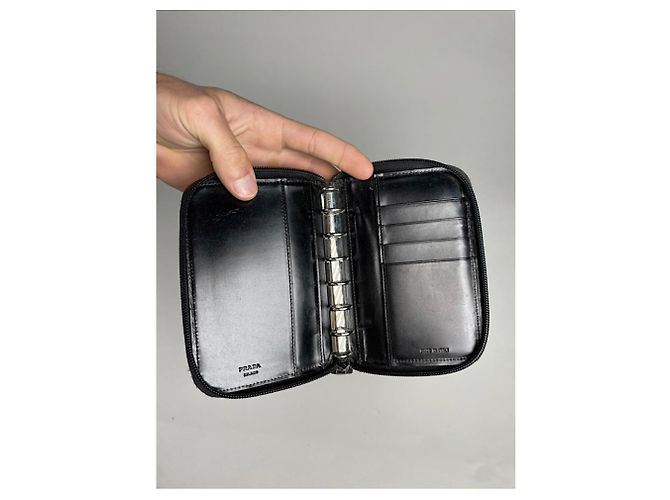 Schwarze Polyester-Handtasche von Prada - Ansicht 3